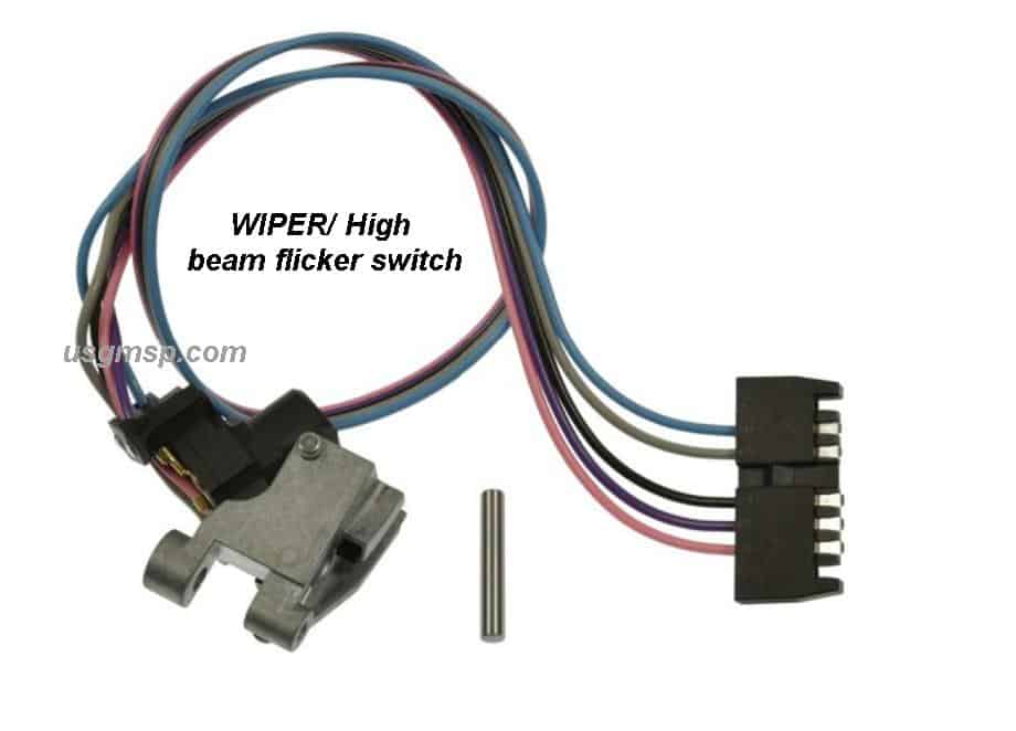 Wiper / Hi beam Switch: 84-89 W/ Tilt *